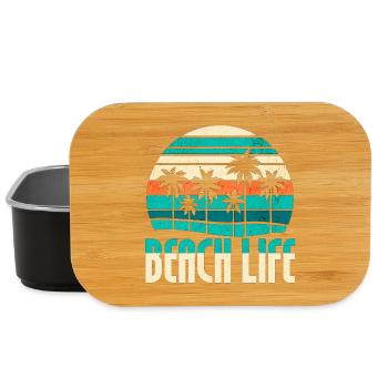Beach Life Bliss - Lunch Box - black - Front