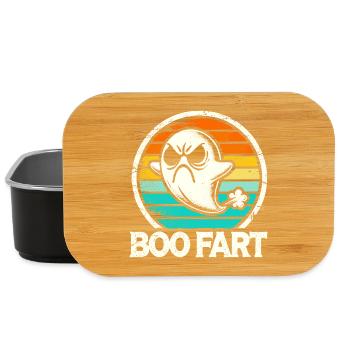 Pets de fantômes drôles – Halloween Fun - Boîte à goûter - noir - Devant