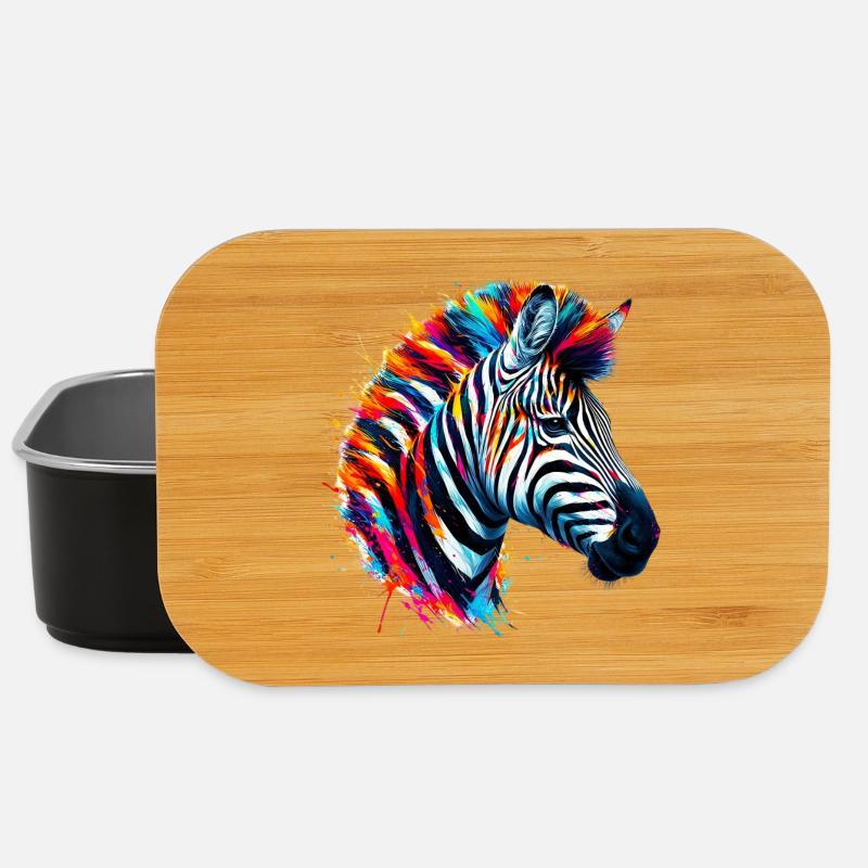 Zebra - Lunch Box - Schwarz