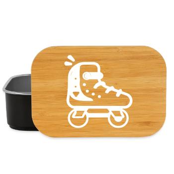 Rollschuhe Cartoon Stil - Lunch Box - Schwarz - Vorne