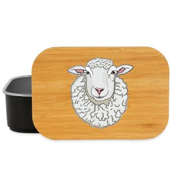 Sheep - Lunch Box - black - Front
