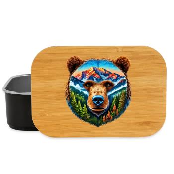 Bear - Lunch Box - black - Front