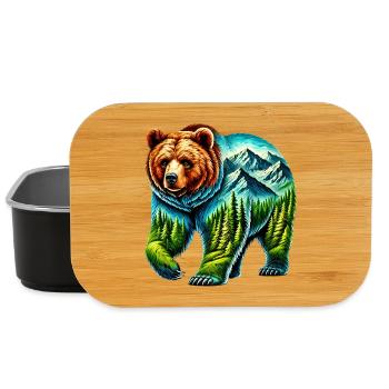 Bear - Lunch Box - black - Front