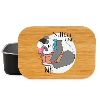 Schooltime - Lunch Box - black - Front