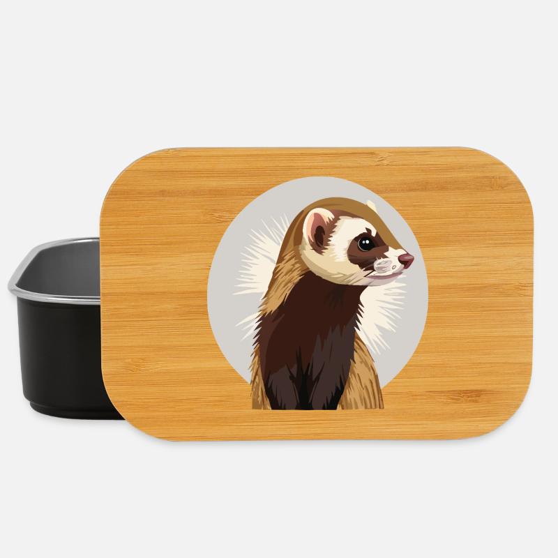 Candace Maskottchen in lustiger Form - Lunch Box - Schwarz