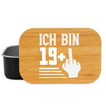 Funny 20th Birthday Gift - Lunch Box - black - Front
