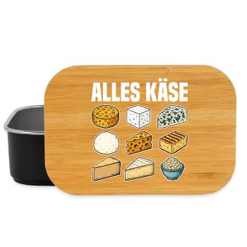 All Cheese - Lunch Box - black - Front