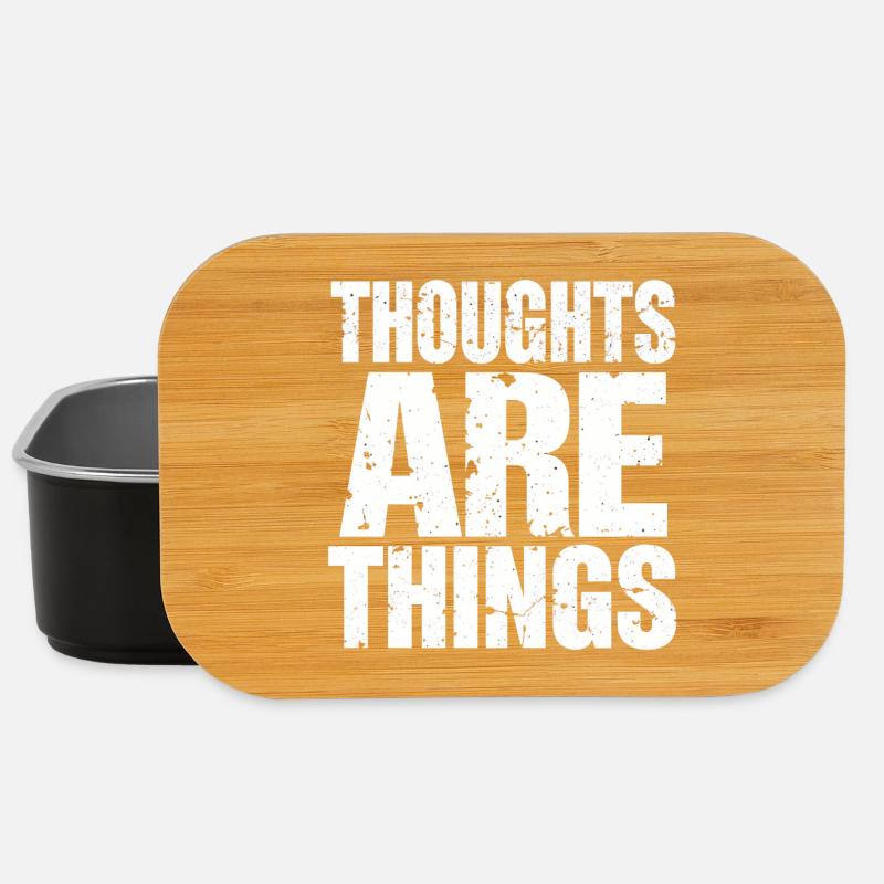 Thoughts take shape - Lunch Box - black