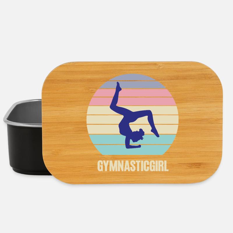 Turnerin Gymnastik Handstand Turnen Akrobatik - Lunch Box - Schwarz