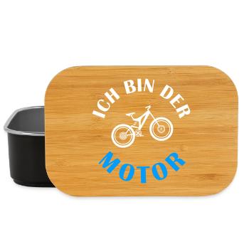 JE SUIS LE MOTEUR Gravel Bike Gravek Bike Rider - Boîte à goûter - noir - Devant