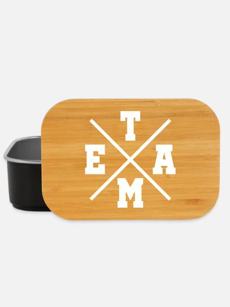 Team - Lunch Box - Schwarz
