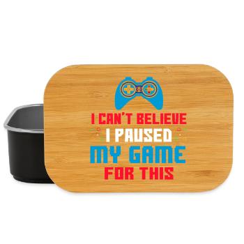 Gamer - Lunch Box - black - Front