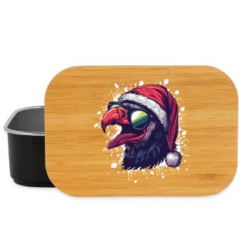 Harpyie Vogel Weihnachten Lustig Adler - Lunch Box - Schwarz - Vorne