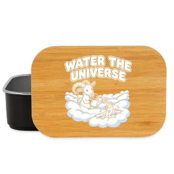 Wasser das Universum - Lunch Box - Schwarz - Vorne
