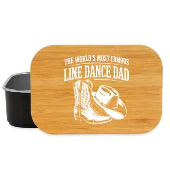 Line Dance Dad Western Boots - Lunch Box - black - Front