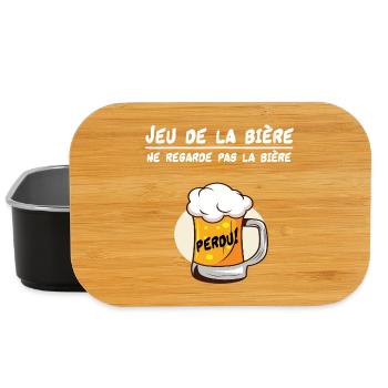 The Beer Game - Lunch Box - black - Front