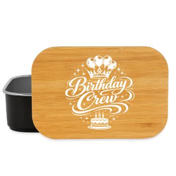 Birthday Crew Celebration - Lunch Box - black - Front