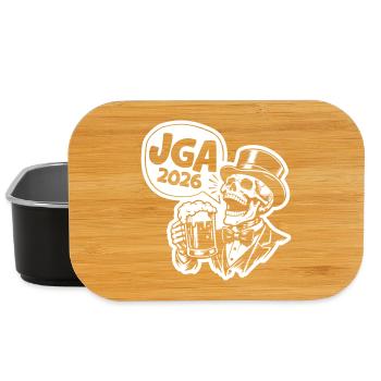 Jga 2026 Bachelor Party Skull - Lunch Box - black - Front