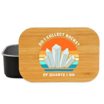 Geologist Geologist Geology Rock Stones Collecting - Lunch Box - black - Front