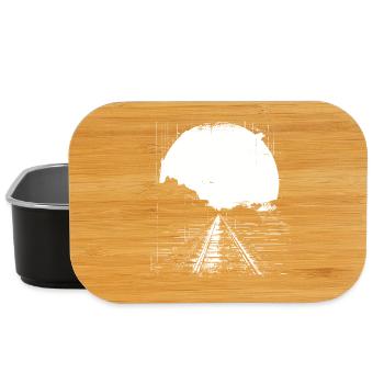 Railway Drawing - Lunch Box - black - Front