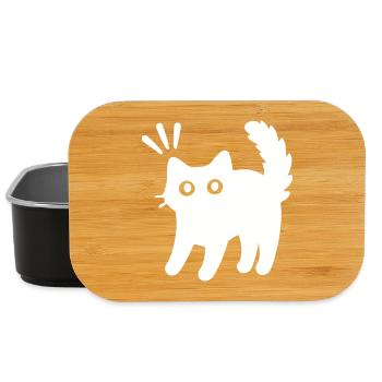 Chat Chat - Boîte à goûter - noir - Devant