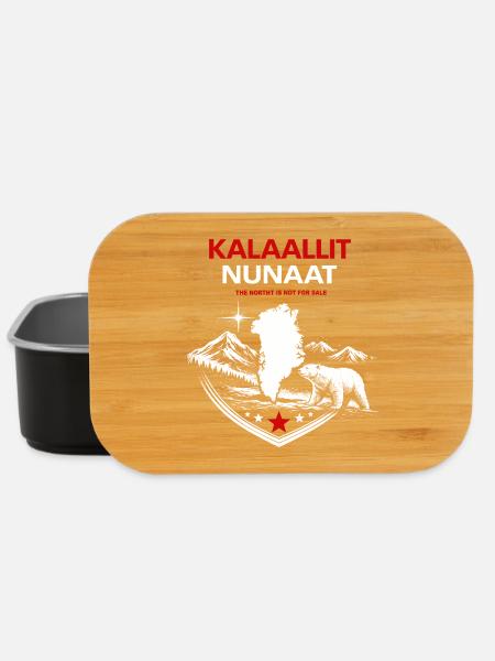 Kalaallit Nunaat - Grönland Natur & Protest Motiv - Lunch Box - Schwarz