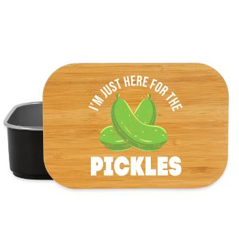 Cucumber Cucumber Pickle - Lunch Box - black - Front