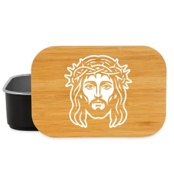 Jésus-Christ Head - Boîte à goûter - noir - Devant