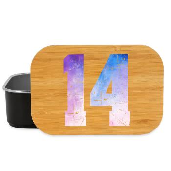 Ausgabe 14 – 14. Jubiläumsgeschenk - Lunch Box - Schwarz - Vorne