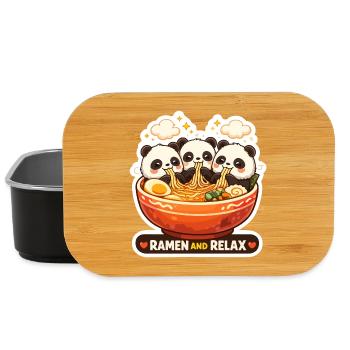 Panda Ramen & Relax Trio - Lunch Box - black - Front