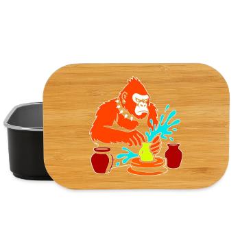 Gorilla Pottery Splash Studio - Lunch Box - Schwarz - Vorne