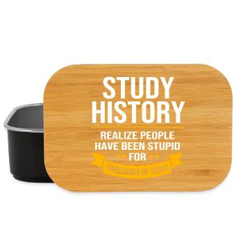 Histoire de l’historien historique - Boîte à goûter - noir - Devant