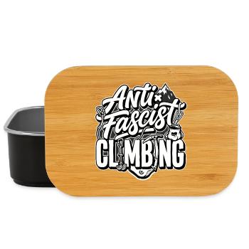 Antifasciste Escalade de Mountain Tee - Boîte à goûter - noir - Devant