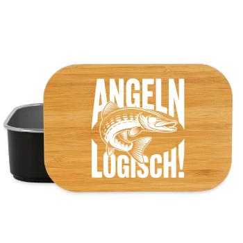 Angeln Logisch - Lunch Box - Schwarz - Vorne