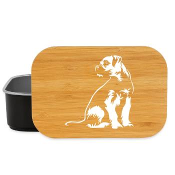 Border Terrier "Black Edition" - Lunch Box - black - Front