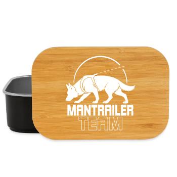 Deutscher Schäferhund Mantrailer Team Hundesport - Lunch Box - Schwarz - Vorne