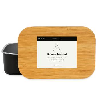 HUMAN DETECTED - Lunch Box - black - Front
