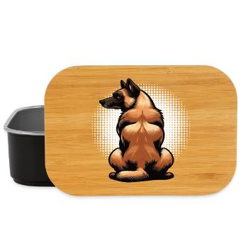 Malinois Belgian Shepherd Malinois Owner - Lunch Box - black - Front
