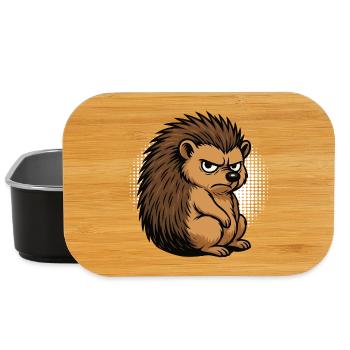 Igel Igelliebhaber Igelbesitzer Igelhalter Stachel - Lunch Box - Schwarz - Vorne