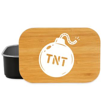 Symbole TNT de la bombe - Boîte à goûter - noir - Devant