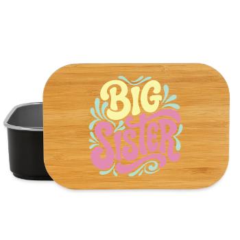 Big Sister Celebration - Lunch Box - black - Front