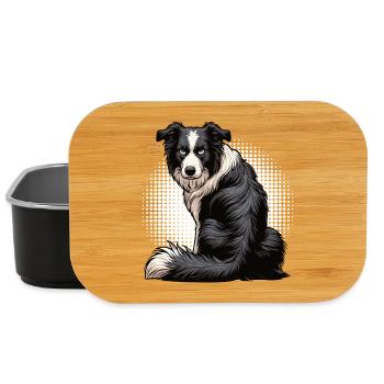 Border Collie Collie Owner Collie Lover - Lunch Box - black - Front
