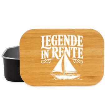 Légende à la retraite - Boîte à goûter - noir - Devant
