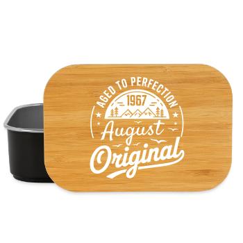 August Original 1967 Vintage Mountain - Lunch Box - black - Front