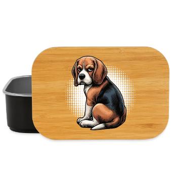 Beagle Beagle owner Beagle owner beagle dog - Lunch Box - black - Front