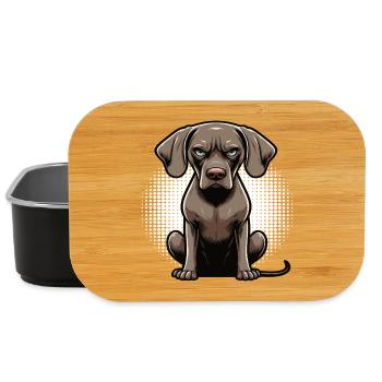 Weimaraner Weimaraner Owner Weimaraner Enthusiast - Lunch Box - black - Front