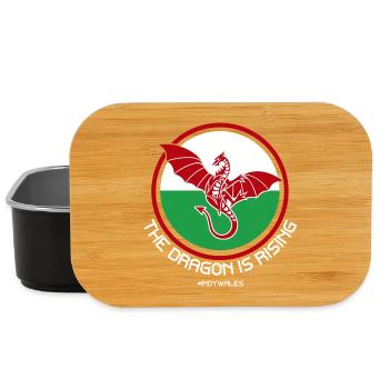 The Dragon Is Rising, Indy Wales - Lunch Box - black - Front