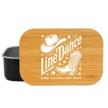 Line Dance und alles ist gut - Lunch Box - Schwarz - Vorne