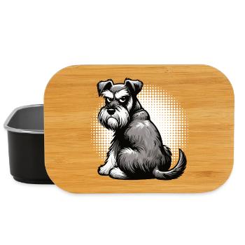 Schnauzer Giant Schnauzer Schnauzer Owner - Lunch Box - black - Front