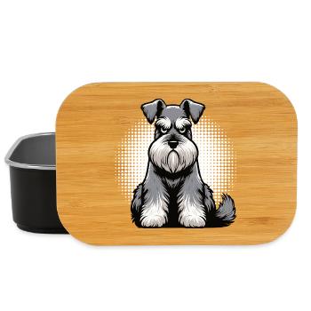 Schnauzer Giant Schnauzer Schnauzer Owner - Lunch Box - black - Front